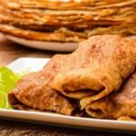 Recipe of Multigrain crepe with mashed potatoes